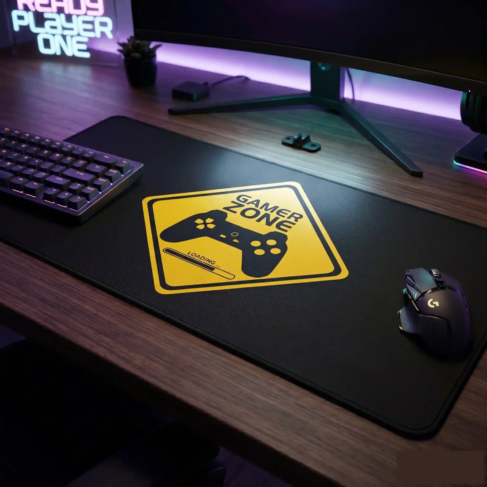 Présentation d'un tapis de souris gaming