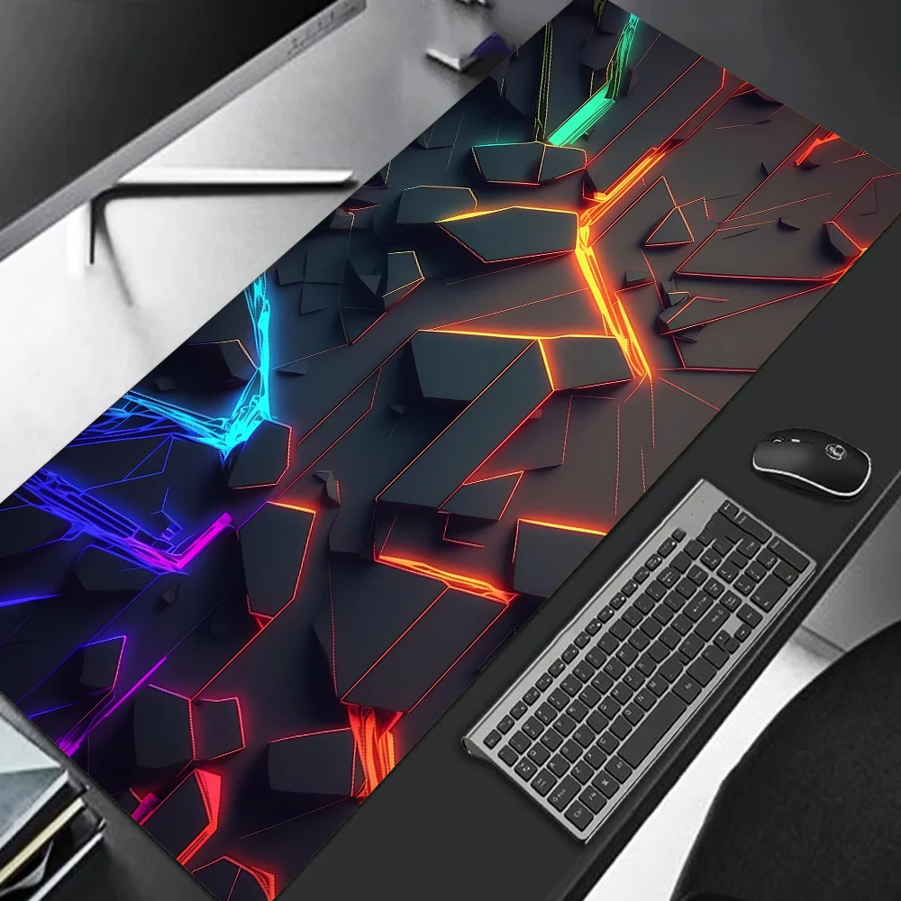 Tapis de souris XXL Voltage Rift — détail surface textile