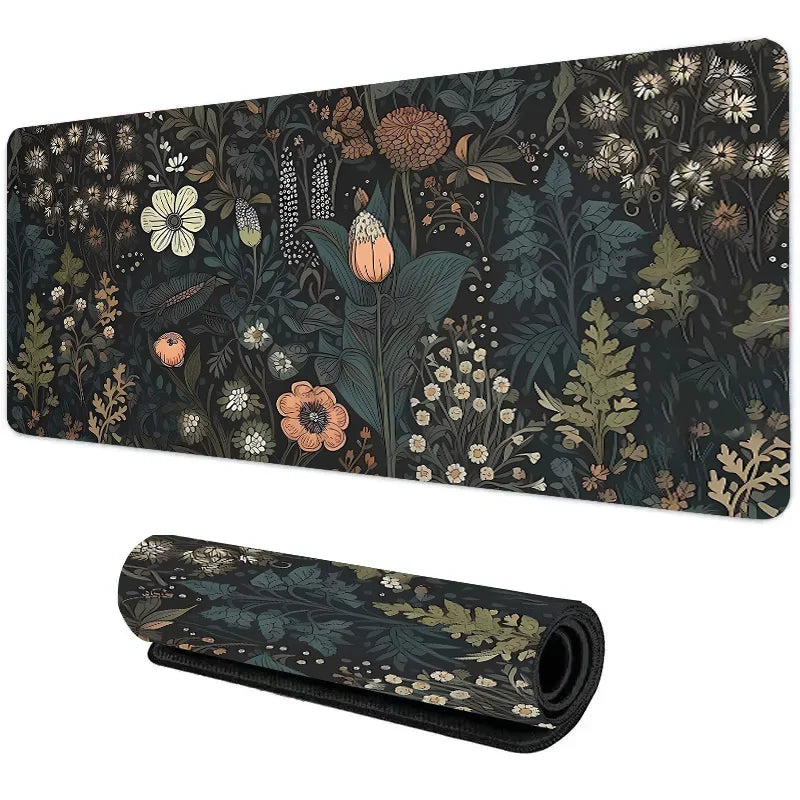 Tapis de souris 1000x500 Dark Bloom — détail surface textile