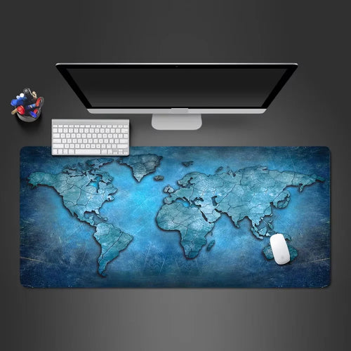 Tapis de souris 900x400 Ocean Map — détail surface textile