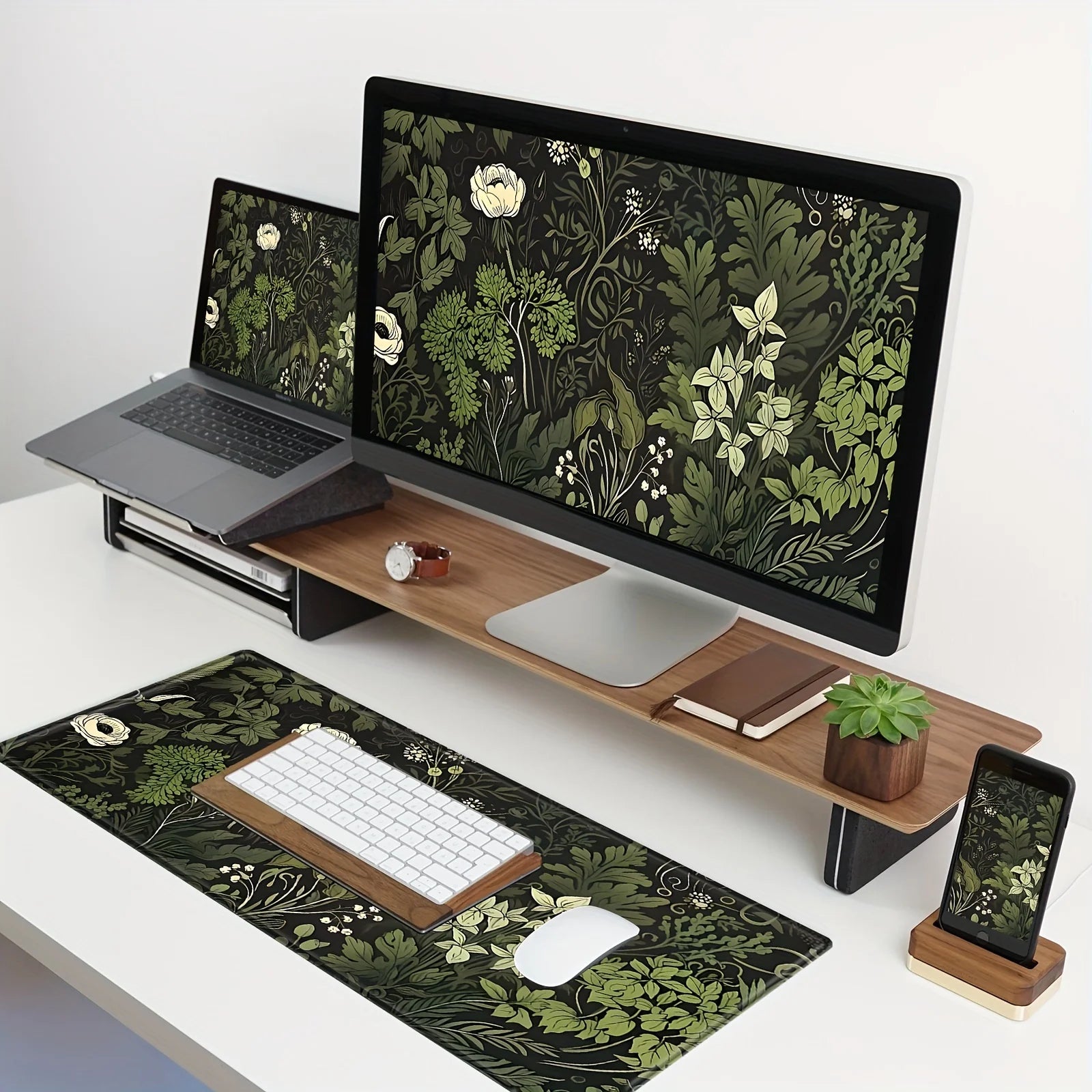 Tapis de souris vert | Classic Bloom