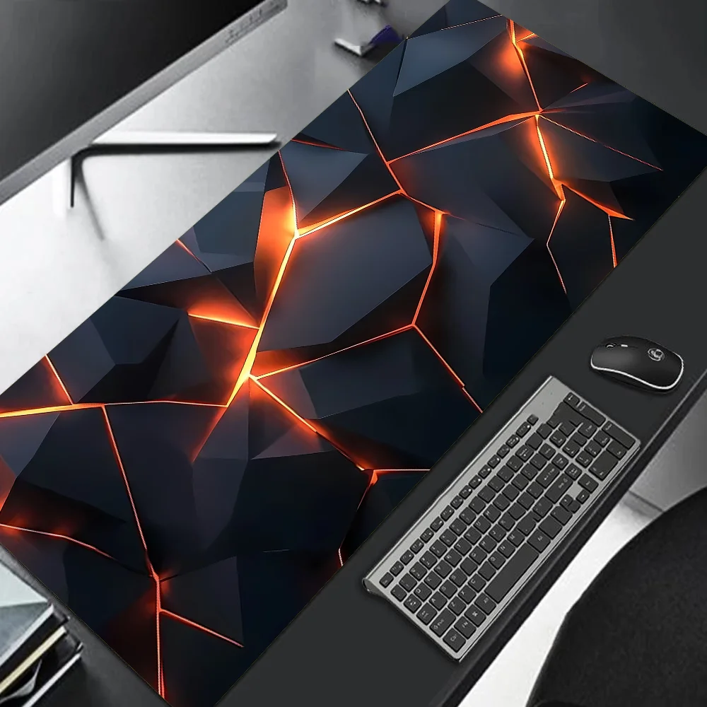 Tapis de souris XXL Lava Core — détail surface textile