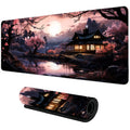 Tapis de souris 900x400 Sakura Temple — détail surface textile