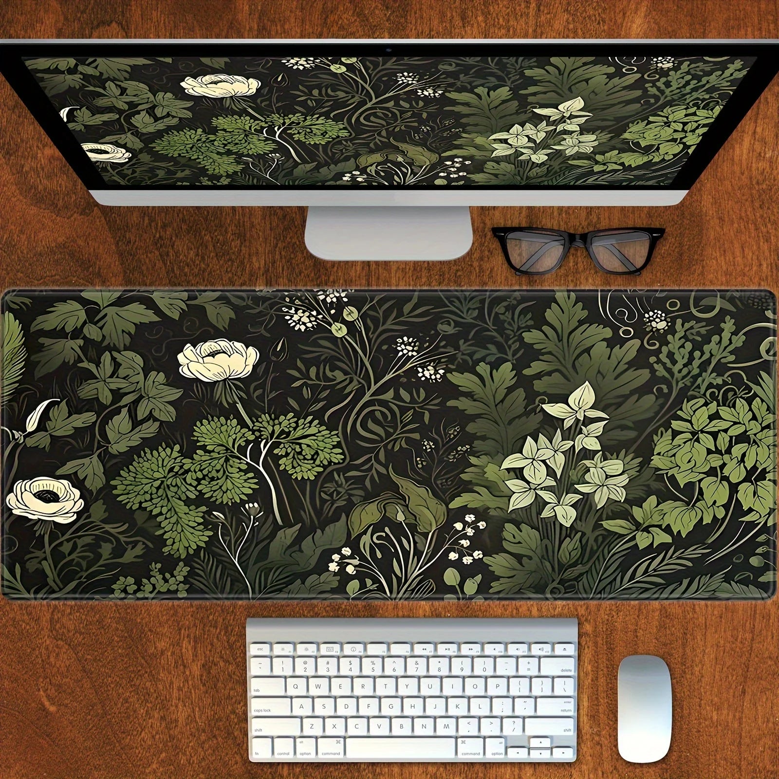 Vue detail tapis de souris Classic Bloom