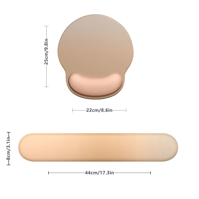 Vue detail tapis de souris Rose Fade