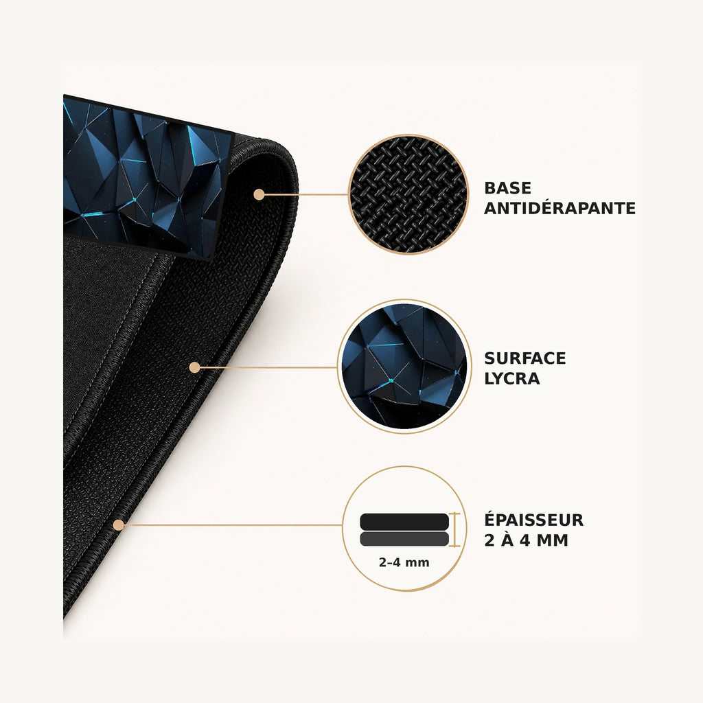 Détails techniques Blue Fracture avec marges de sécurité