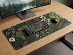 Tapis de souris Forest Bloom dans un setup premium, vue 1