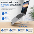 Support ordinateur portable confort