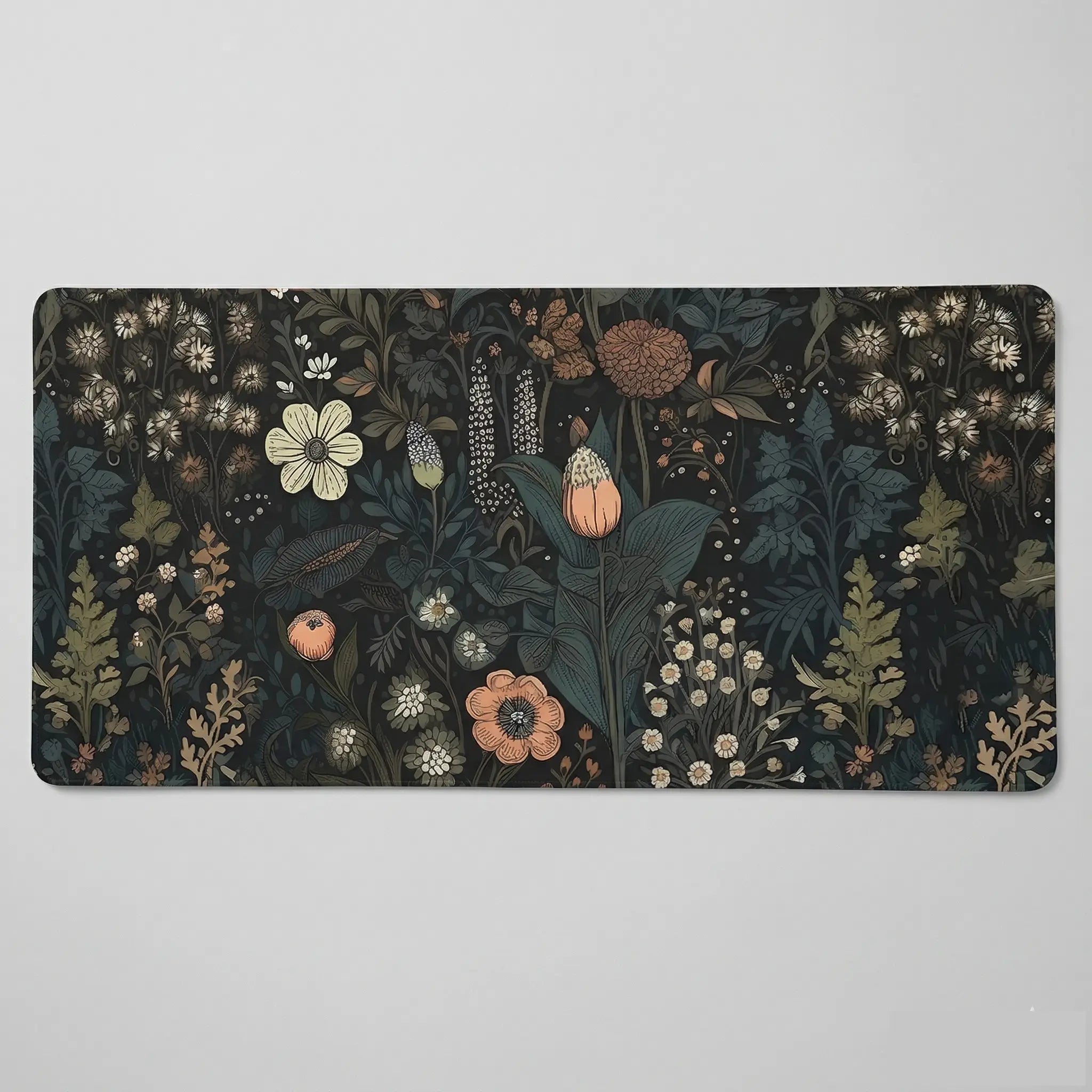 Tapis de souris 1000x500 aux motifs fleuraux