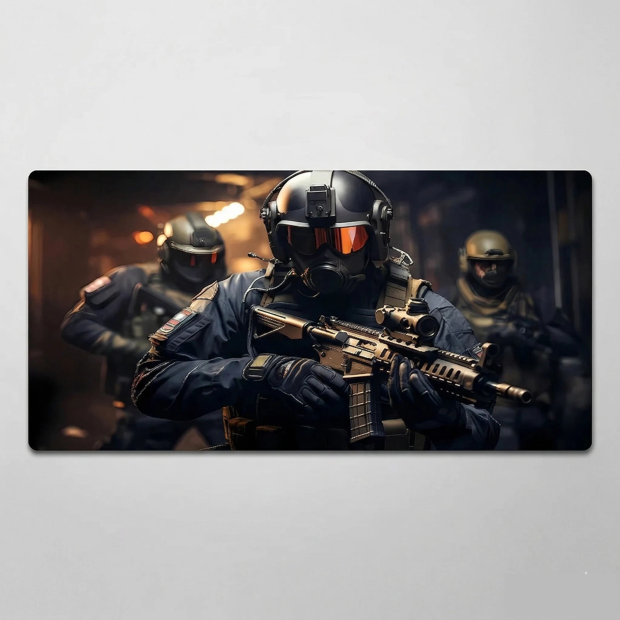 Tapis de souris 1000x500 hommes armés 