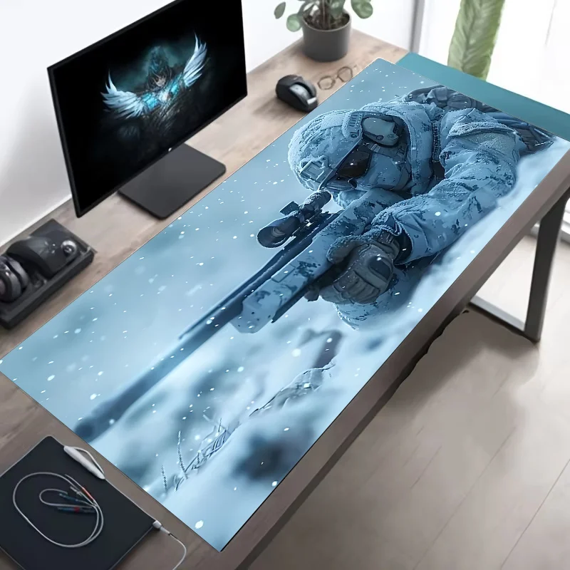 Tapis de souris 1000x500 sniper sur la neige