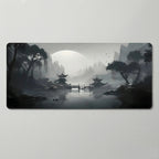 Tapis de souris 900x400 gris avec motifs templiers