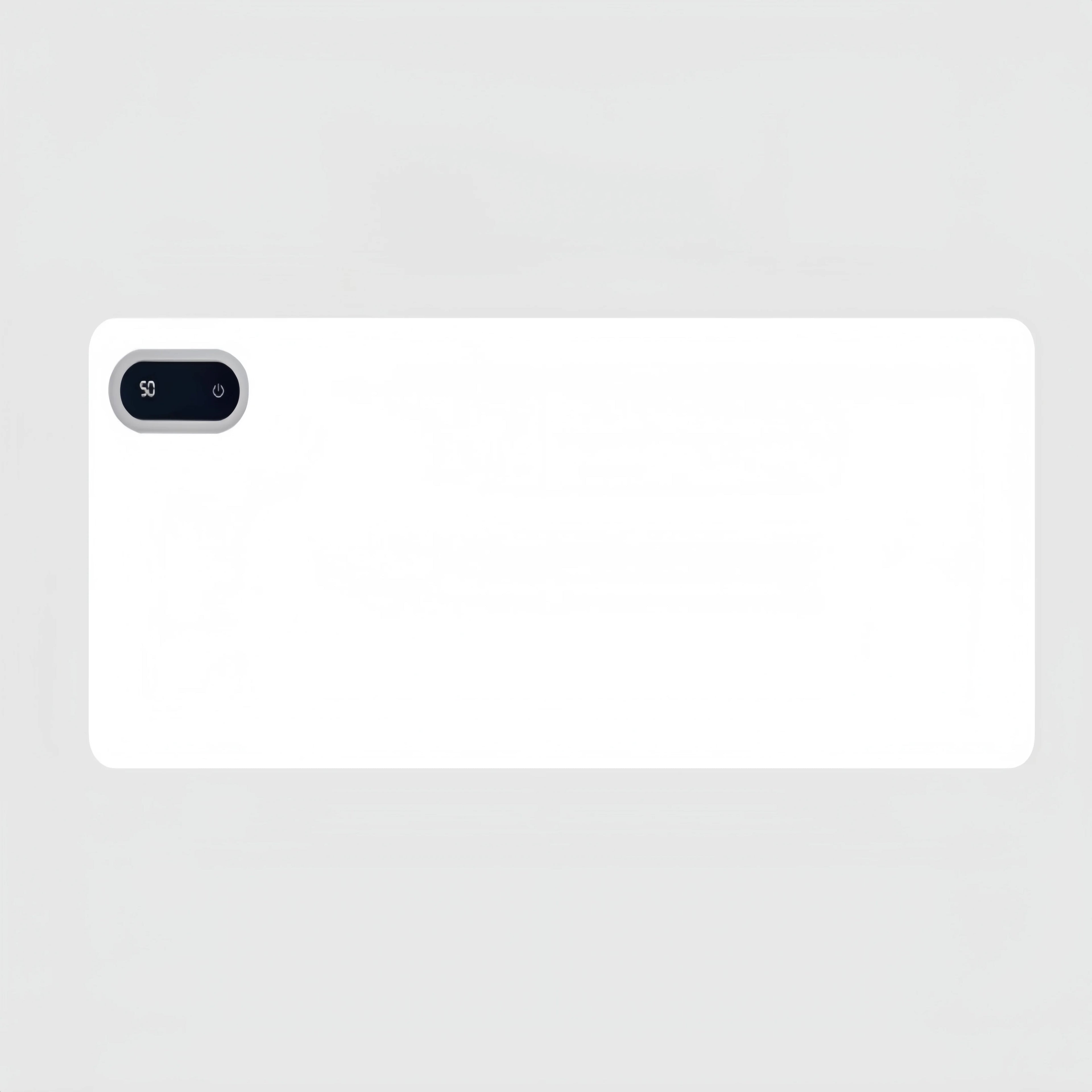 Tapis de souris Pure White Heat