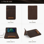 Tapis de souris cuir | Smart Desk