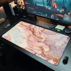 Vue detail tapis de souris Rose Marble