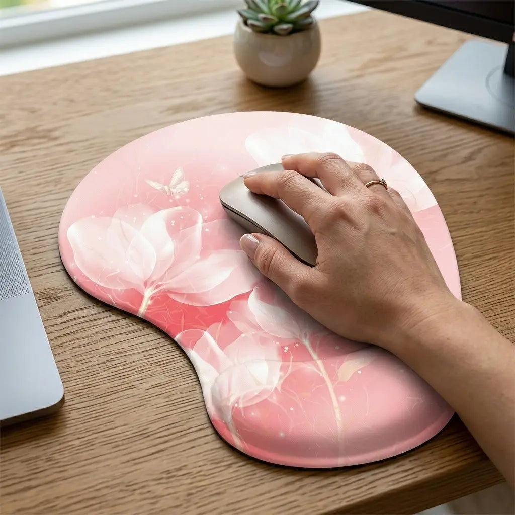 Tapis de souris ergonomique | Floral Soft