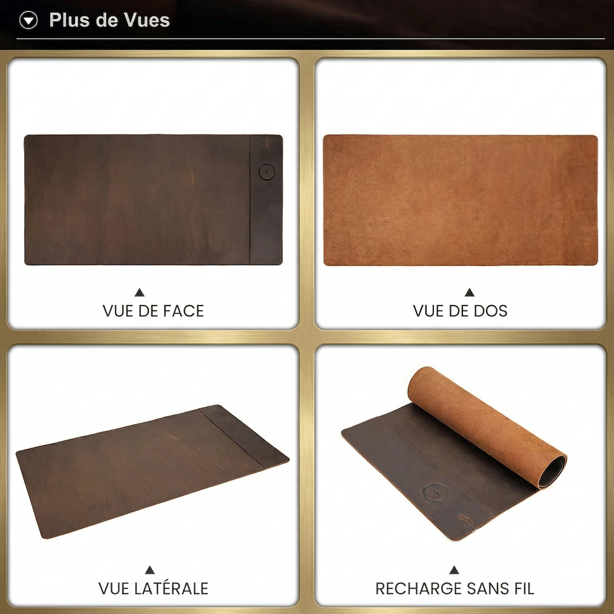 Tapis de souris Wireless Charge - detail surface