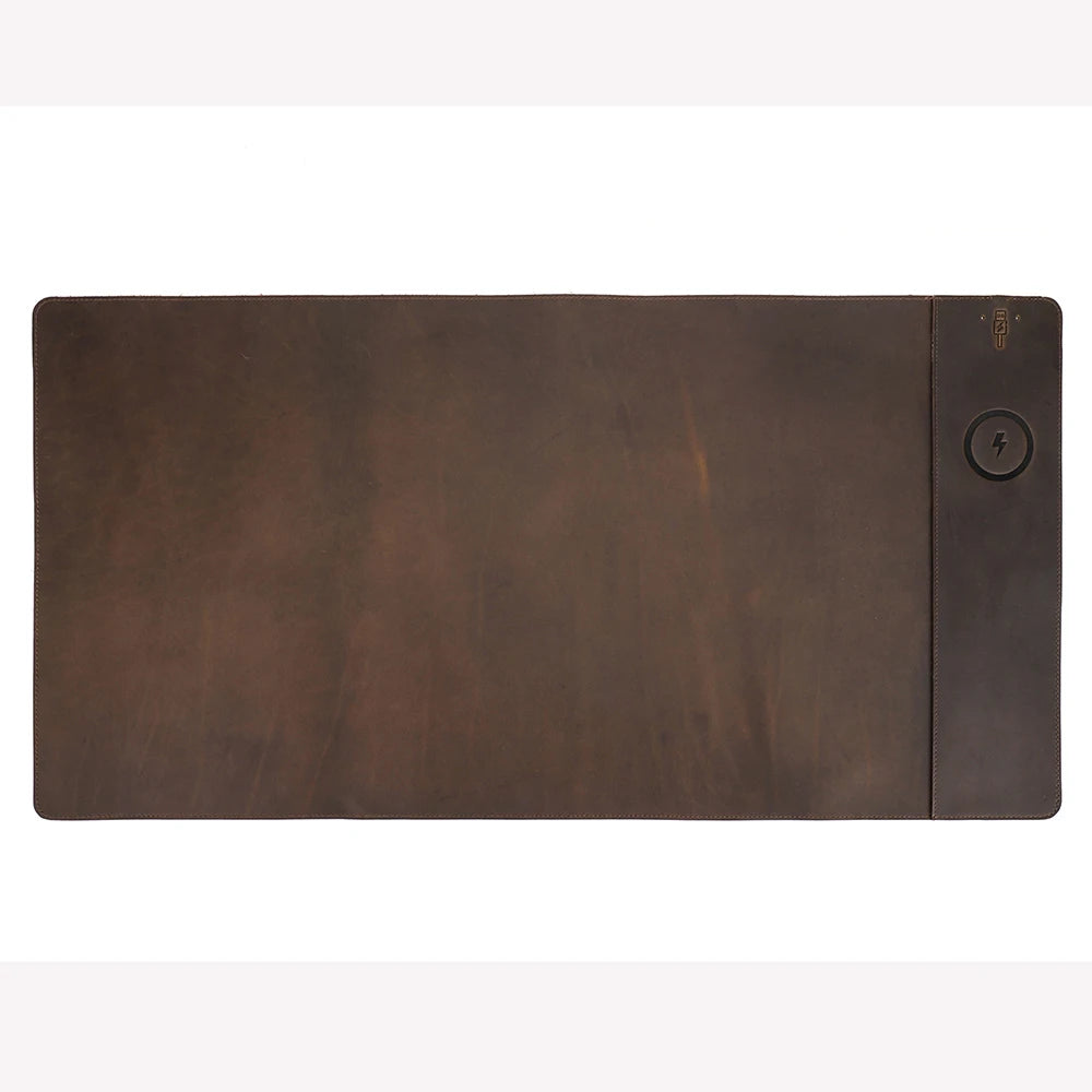 Tapis de souris en cuir Wireless Charge