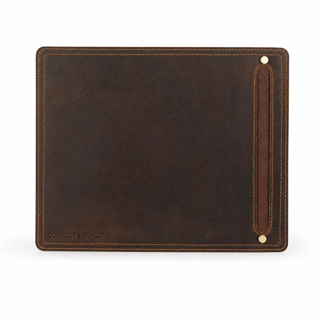 Tapis de souris en cuir executive pad avec emplacement stylo
