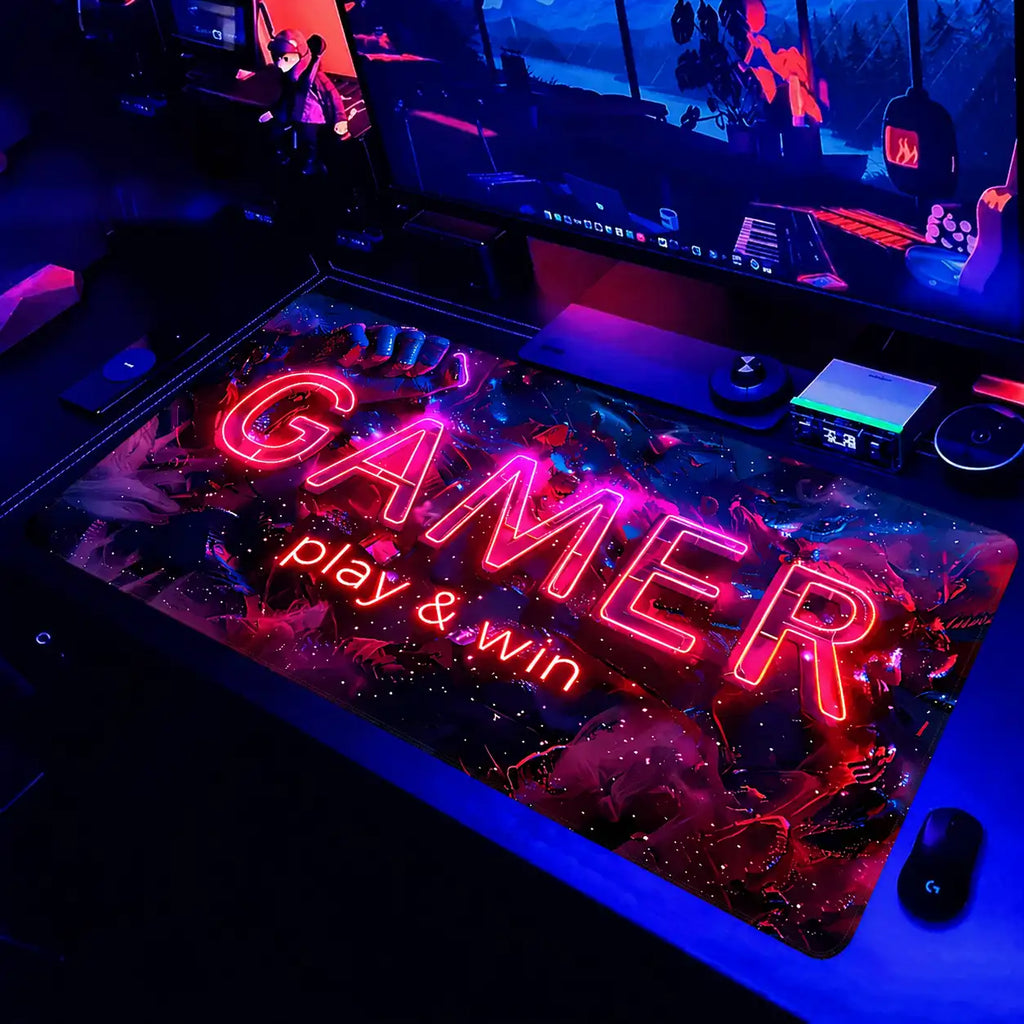 Vue detail tapis de souris Neon Arena