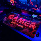 Vue detail tapis de souris Neon Arena