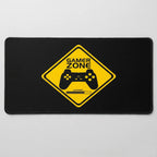 Tapis de souris gaming zone gamer avec manette de jeux