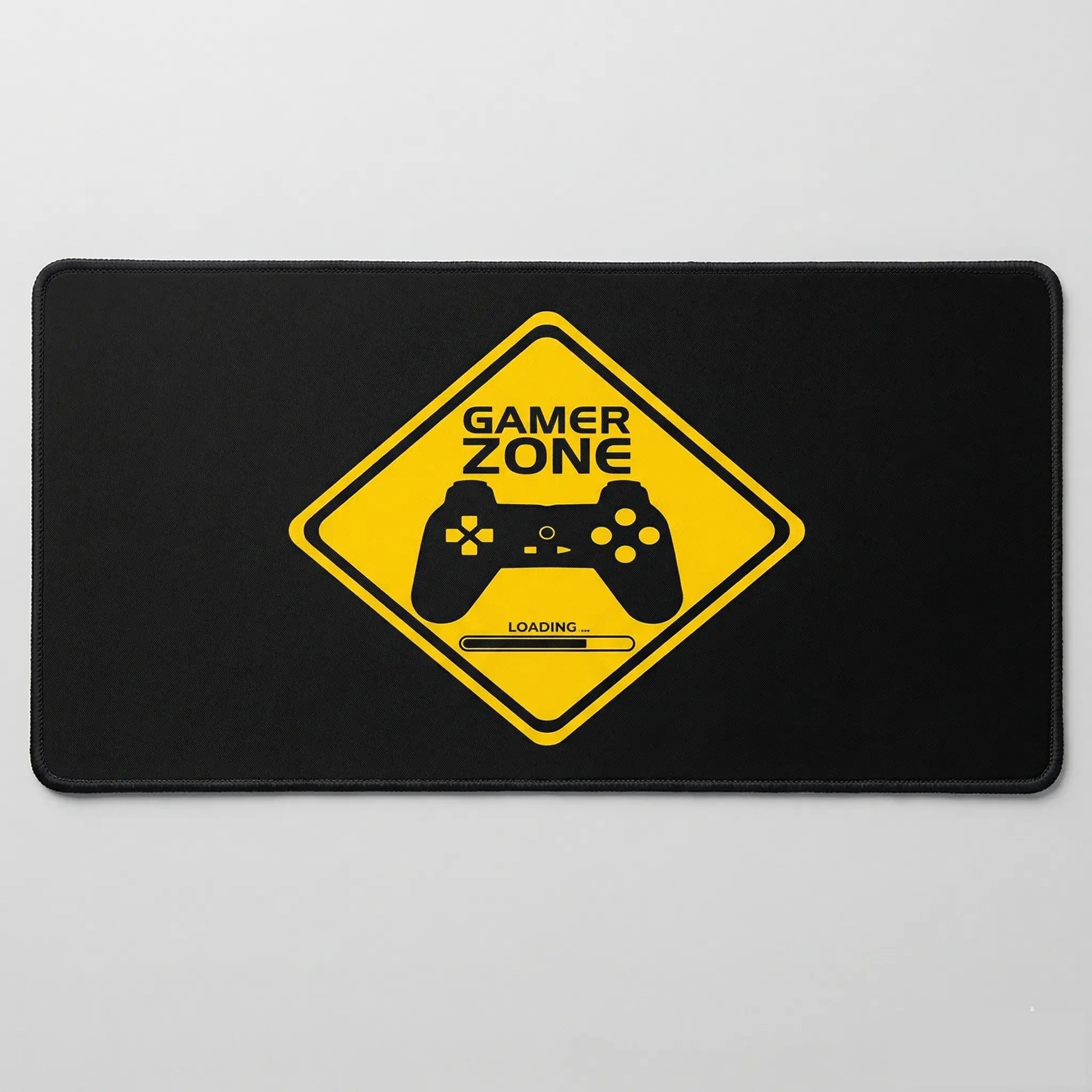 Tapis de souris gaming zone gamer avec manette de jeux