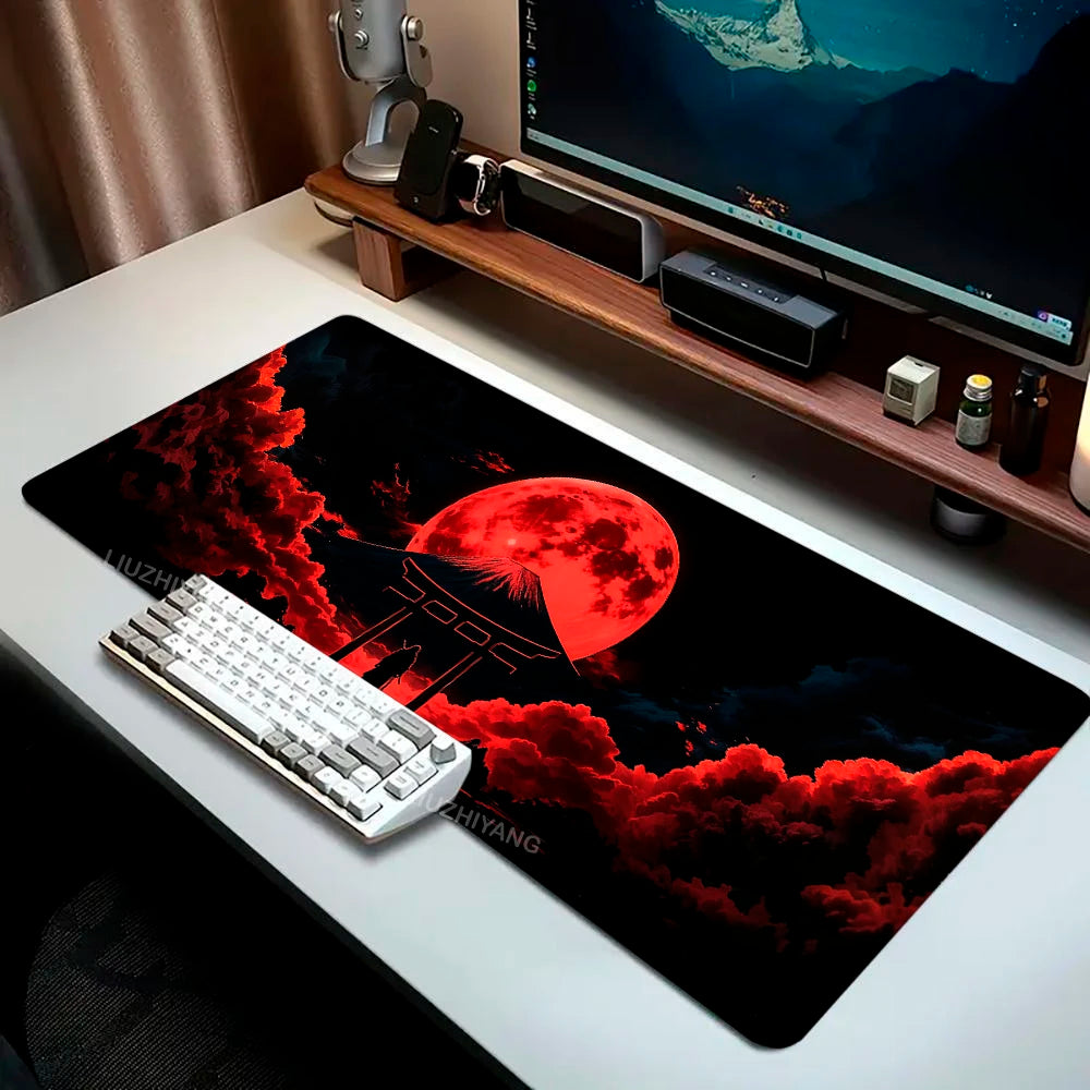 Vue detail tapis de souris Blood Moon Gate