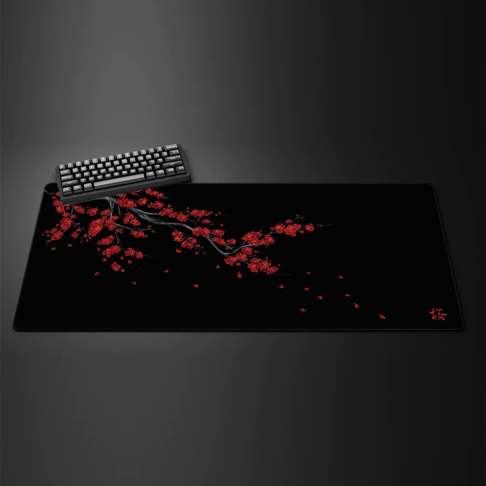 Vue detail tapis de souris Crimson Sakura