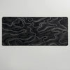 Tapis de souris noir et blanc | Dark Topo