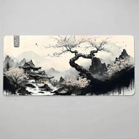 Tapis de souris noir et blanc | Ink Temple
