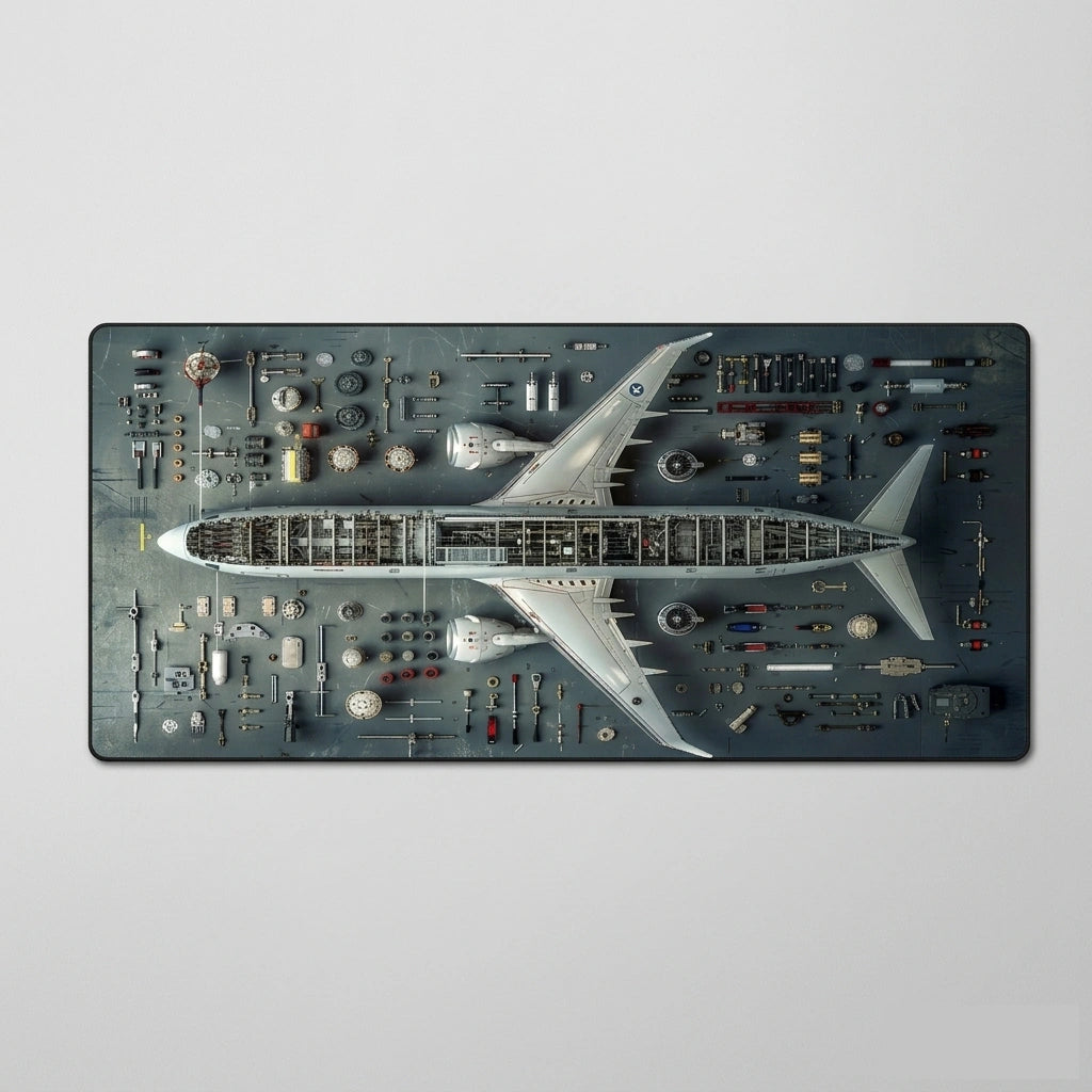 Tapis de souris Airframe Build - detail surface