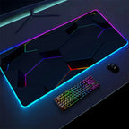 Vue detail tapis de souris Hexa Glow