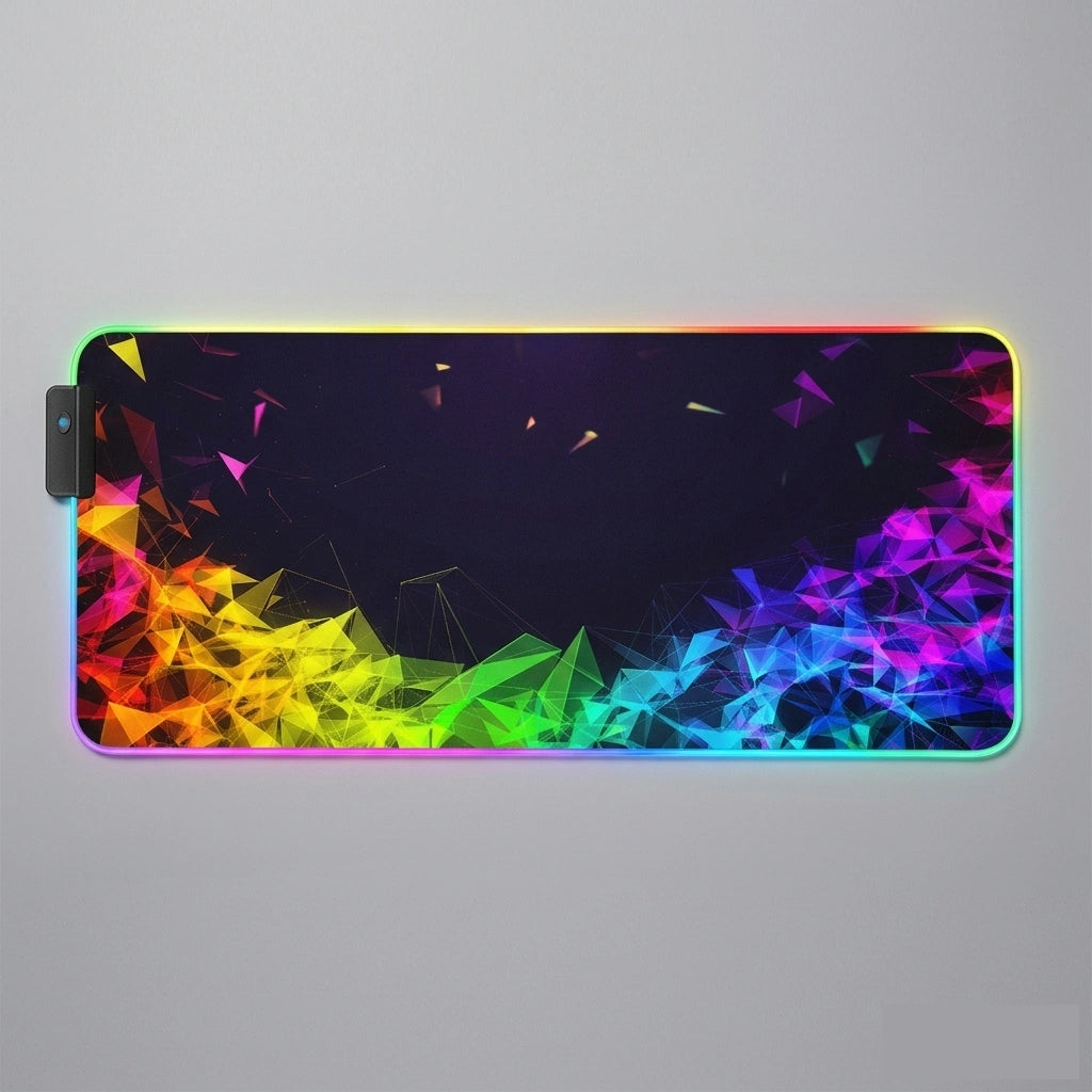Tapis de souris prism burst avec motifs colorés