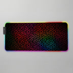Tapis de souris grilles colorées
