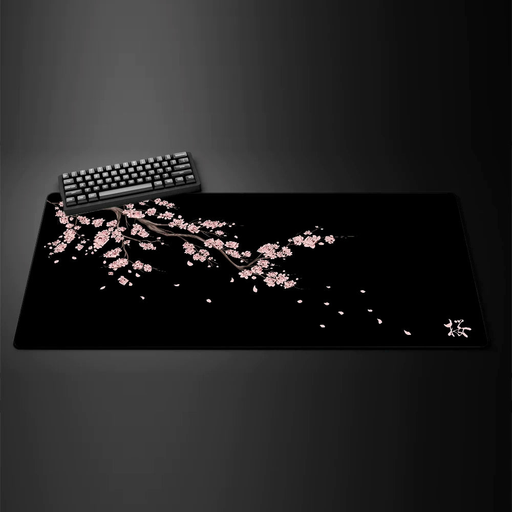 Vue detail tapis de souris Sakura Night