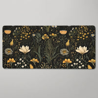 Tapis de souris vert | Golden Bloom