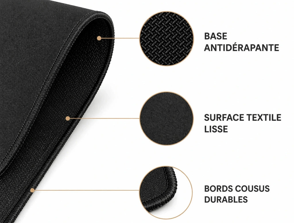 Tapis de souris 900x400 | Blue Fracture