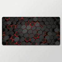 Tapis de souris XXL | Hexa Core Red