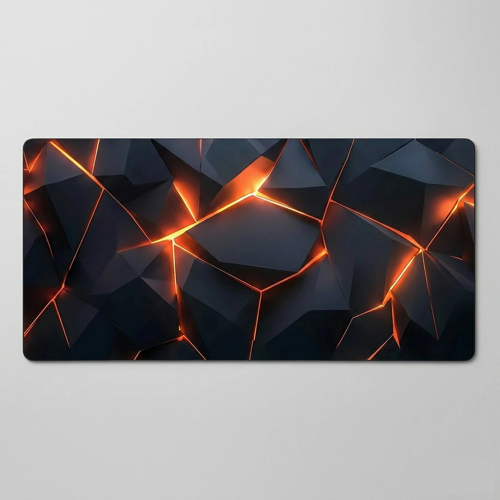 Tapis de souris avec motifs de lave lumineux