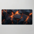 Tapis de souris avec motifs de lave lumineux