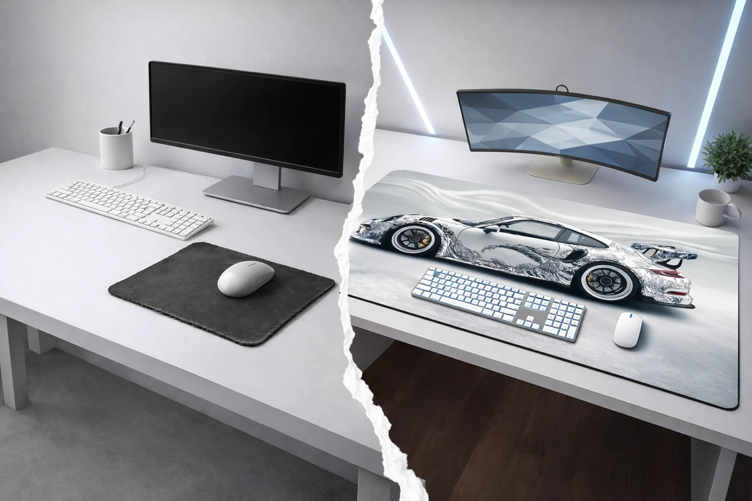 Tapis de souris 1000x500 voiture comparaison setup